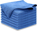 Premium 300GSM Microfiber Cleaning Cloth - 12.5"x12.5" High Performance - 1200 Washes, Ultra Absorbent Microfiber Towels for Cars Undercarriage, Rims & Engine Bay Cleaning - Microfiber Cloth