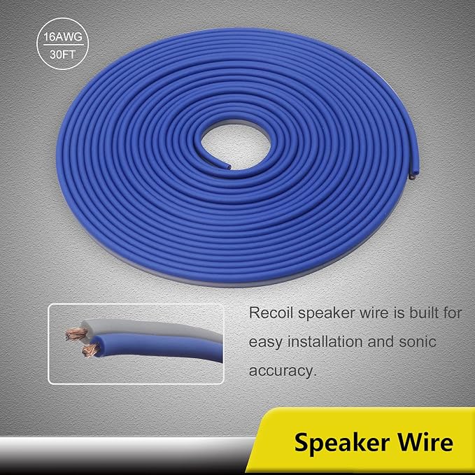 RC4D True 4 Gauge Car Audio Dual Amplifiers CCA Wiring Installation Kits | with OFC RCA Cable