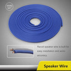 RC4D True 4 Gauge Car Audio Dual Amplifiers CCA Wiring Installation Kits | with OFC RCA Cable