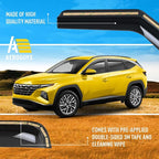 Extra Durable Window Deflectors in-Channel Window Visors Rain Guards Fit for Hyundai Tucson 2022-2026, Sun Visors, Wind Vent for Shades, Exterior Car Accessories - 4pcs. AG0943