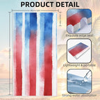 1 Pack Car Towel Seat Covers with Storage Bag, Multifunctional Towel for Gym Outdoor Sport, Picnic, Beach, Pet Dog Travel,Non-Slip Washable Car Seat Protector (Flag Stripes)
