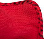 Waffle Weave Glass & Window Microfiber Towel - Red 24 x16 Inch Scratch-Free Detailing Cloth for Cars, Trucks, SUVs & Home, Streak-Free Cleaning for Glass, Mirrors & Windows