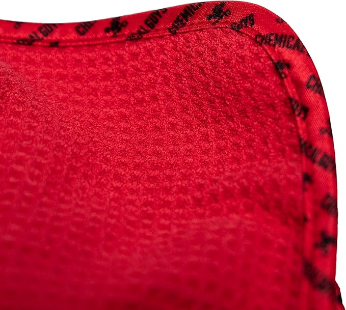 Waffle Weave Glass & Window Microfiber Towel - Red 24 x16 Inch Scratch-Free Detailing Cloth for Cars, Trucks, SUVs & Home, Streak-Free Cleaning for Glass, Mirrors & Windows
