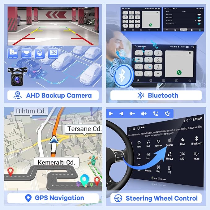 2G+64G Radio for Toyota Camry Screen 2012 2013 2014 (Not Fit for JBL), 10.1 inch Android Touch Screen Camry Car Stereo, Carplay/Android Auto/Bluetooth/EQ Audio/SWC