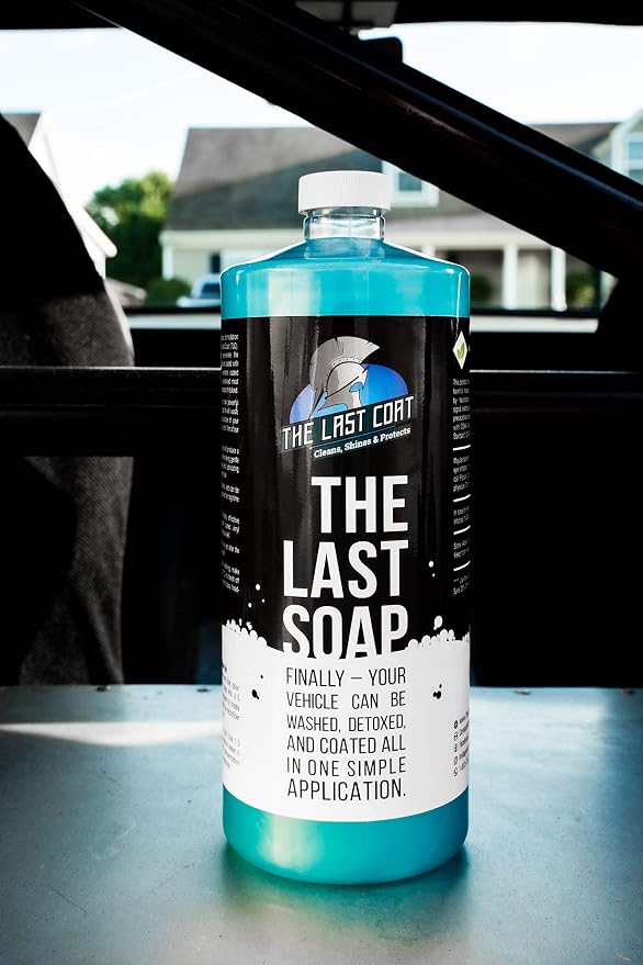 Ceramic Car Wash Soap & Shampoo 32 oz – pH Neutral Ceramic Coating Maintenance Soap with Hydrophobic Protection for Foam Cannon & Bucket Wash, Cars, Trucks, RVs & Boats