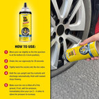 S60410 Aerosol Emergency Flat Tire Repair and Inflator, for Compact Tires, Eco-Friendly Formula, Universal Fit for All Compact Cars, 12 oz. (Pack of 1)
