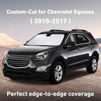 Windshield Sunshade Compatible for Chevrolet Equinox 2010-2015 2016 2017, Sun Visor for Front Windshield & Window Sun Shade Cover, UV Heat Blocker & Protector, Car Accessories