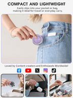 Ultra-Thin Vacuum Magnetic Car Phone Holder for MagSafe[108+LBS Strongest Suction & 3000gf Strongest Magnetic],360°Adjustable Suction Cup Phone Mount for Car,Gym,Mirror,Men Women-Purple