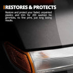 Ceramic Trim Coat Kit - Quick Plastic Trim Restorer - Ceramic Coating Guaranteed Restoration to Last Over 200 Washes – A Ceramic Coating, Not a Dressing | Quick Plastic Trim Restorer, Guaranteed Restoration Over 200 Washes, Ceramic Coating No...