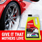 Triple Action Foam Wash, 100 oz. — pH Balanced, Eco-Friendly, Super-Sudsy, Foam Cannon, Safely Clean Without Stripping Wax, Sealant or Coating, Remove Dirt & Grime, Super Concentrated (05610)