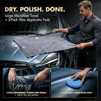 29PCS Car Cleaning Kit Interior Detailing for Men Women（Grey） | 17000PA High Power Handheld Cordless Car Vacuum Rechargeable, Detailing Brush Set, Windshield Cleaner Tool, Tire Brush