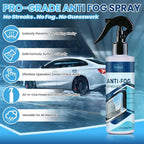 Glass Anti Fog Spray for Car Windshield - Windows Defogger Instantly Prevents Fog on Glasses, Car Windows & Mirrors - Streak-Free, Safe for All Surfaces - 5OZ/150ML