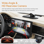 10.1 Inch Single Din 360° Rotatable Car Stereo,Support Wireless CarPlay and Android Auto,with 1080P Rear Camera,Mirror Link|Bluetooth|Music Play|AUX|FM/AM|SWC|RDS,Single DIN Car Stereo Radio