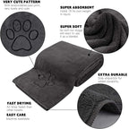Dog Towel Super Absorbent Pet Bath Towel Microfiber Dog Drying Towel for Small, Medium, Large Dogs and Cats 30inch x 50inch Dark-Gray