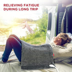 12V/24V Car Electric Blanket for Back Soothing 17" x 33", 4 Heat Settings, 11 Auto-Off, Portable Mini Travel Blanket for Shoulders Neck Hip, Truck, SUV, Washable for Driver Men Women Winter