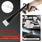 High Pressure Car Interior Cleaning Gun Interior Dryer Hair Dryer Car Detail Gun Fast Drying Blows Away Dust and Dirt Using Air | Car Detailing Tools for Quickly Blowing Out Debris and Dust Air-Powered