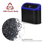 Mini Car Trash Can with Lid, Small Car Garbage Can, Cute Leakproof ABS Car Trash Bin, Car Accessories for Interior, Garbage Bin for Car, Home, Office with 60pcs Trash Bags