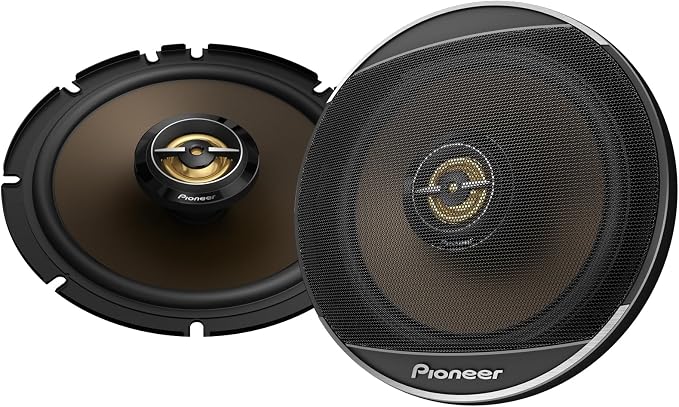 A-Series MAX TS-A653FH 6.5” 2-Way Speakers (Pair) – 340W Max, Balanced Sound + Smooth Treble, Enhanced Bass, Ideal Factory Upgrade, Installation Adaptors Included