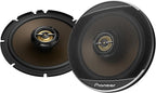 A-Series MAX TS-A653FH 6.5” 2-Way Speakers (Pair) – 340W Max, Balanced Sound + Smooth Treble, Enhanced Bass, Ideal Factory Upgrade, Installation Adaptors Included
