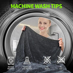 Ultra Absorbent Car Drying Towels with Storage Bag, Extra Large Microfiber Towels for Cars, (36" x 24") Drying Towels Car Detailing, Streak Free, No Water Spots, Scratch-Free, 3 Pack