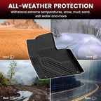 Floor Mats for KIA Sorento 7 Seats 2020 2019 2018 2017 2016, All Weather TPE Custom Fit Floor Liners for KIA Sorento 1st & 2nd & 3rd Row Car Mats, Black