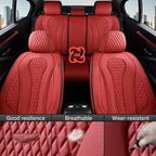 Coverado Red Seat Covers, Car Seat Covers Front Seats, Driver Car Seat Cover, Waterproof Car Seat Covers, Car Seat Cushion, Front Auto Seat Covers, Car Seat Protector Universal Fit Most Cars