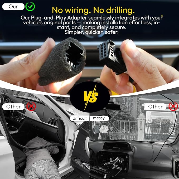 Front 4K Dash Cam Suitable for Toyota Tundra 2022-2026 Hybrid & Sequoia 2023-2026 (Gen3), Integrated Camera,OEM Look,2160P Video HDR,Built-in 5.8G WiFi& APP,GPS,Plug&Play,G-Sensor