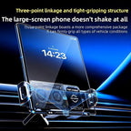 Wireless Car Charger, 2026 Upgrade 15W Fast Charging with LED Light Auto Clamping Phone Holder for iPhone 16/15/14/13 Mini Pro Max, Samsung Galaxy S25 Ultra, S24/S23 etc (Black + Fixed Bracket)