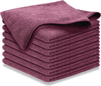 Premium 300GSM Microfiber Cleaning Cloth - 12.5"x12.5" High Performance - 1200 Washes, Ultra Absorbent Microfiber Towels for Cars Undercarriage, Rims & Engine Bay Cleaning - Microfiber Cloth