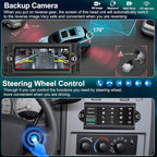 Android 13 Car Radio Stereo for Dodge Ram 2006 2007 2008, for Durango 2005 2006 2007 2008, 4GB RAM+64GB ROM Head Unit for Dodge, 6.8" CarPlay Touchscreen with Bluetooth and GPS Navigation
