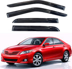 KPY Rain Guards Fit for 2007-2011 Toyota Camry, Out-Channel Window Visors Vent Wind Deflectors 4PC, Car Accessories for 07-11 Camry