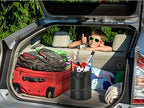 4 Gallons New Leakproof Car Trash Can, Large Trash Can Pop-up Collapsible Hanging Car Trash Bin, Waterproof PEVA Liner Open-Top Garbage Can for Cars Home Office Camping