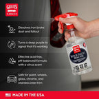Griot's Garage Iron and Fallout Remover for Car Detailing and Cleaning, Remove Rust, Embedded Debris and Fallout from Multiple Exterior Surfaces 10847, 25oz