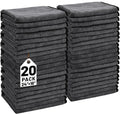 20 Pack Microfiber Towels for Cars, 24" x 16" Car Detailing Towels Dual Pile Quick Drying 400 GSM Microfiber Cleaning Cloths, Lint Free Scratch Free Car Drying Towels for Auto, Truck, SUV, RV & Boat