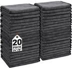 20 Pack Microfiber Towels for Cars, 24" x 16" Car Detailing Towels Dual Pile Quick Drying 400 GSM Microfiber Cleaning Cloths, Lint Free Scratch Free Car Drying Towels for Auto, Truck, SUV, RV & Boat