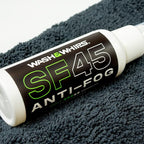 WASH&WHIPS SF45 Anti-Fog for Glass with Applicator Pad, Helps with Visibility on Windshields, Glass, Mirrors, Goggles, and Screens - 50ml