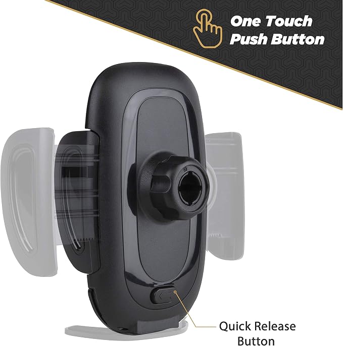 SUHWD-XCES0 Select Window/Dash Mount Phone Holder Cradle for Car or Truck - Universal Hands-Free Mount for Car Window or Dashboard - Vehicle Cell Phone Holder for iPhone or Android Smartphones