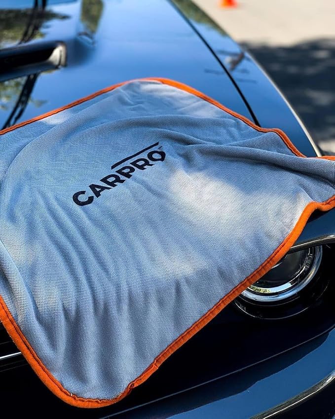 DHydrate Drying Towel: Car Wash Towel for Spotless Shine, Microfiber Edge, Lint & Tag Free, Cleaning Cloth - 20" x 20" (Pack of 1)