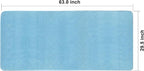 Microfiber Towels for Cars, 63" x 29.5" Car Drying Towel, Blue Reusable Car Towel, Quick Drying Car Microfiber Cleaning Cloth for RVs, SUVs, Trucks