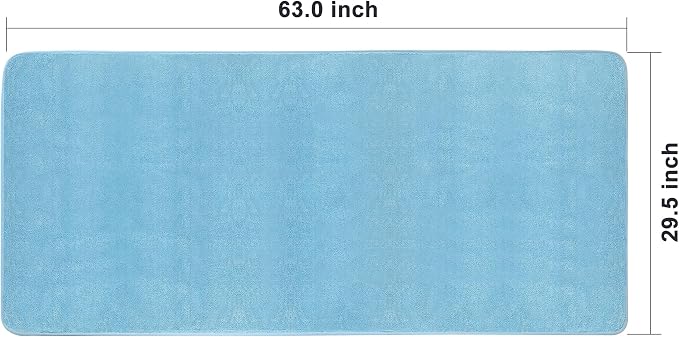 Microfiber Towels for Cars, 63" x 29.5" Car Drying Towel, Blue Reusable Car Towel, Quick Drying Car Microfiber Cleaning Cloth for RVs, SUVs, Trucks