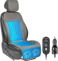 Paffenery 2026 Upgraded Cooling Car Seat Cover Front Seat, 12V-24V Ventilated Cooling Car Seat Cushion, Cooled Seat Cover for Car SUV Truck Universal Fit, Stone Grey