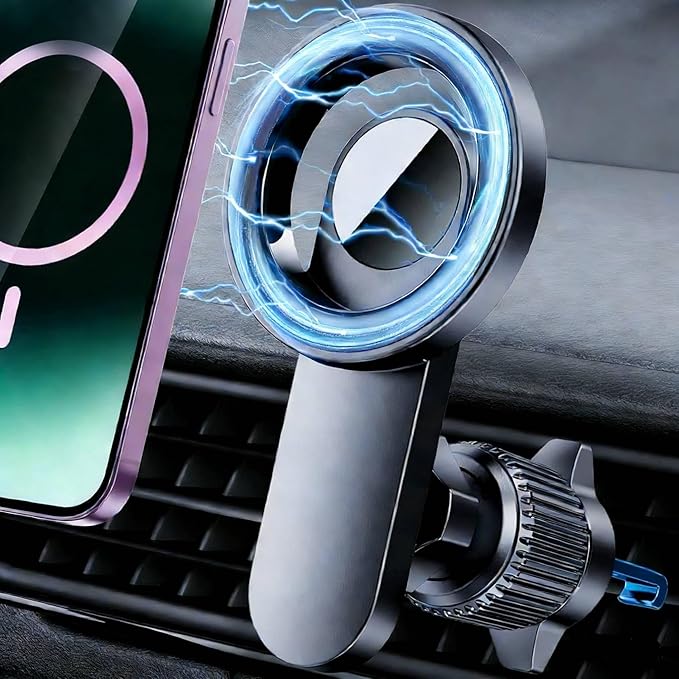 for MagSafe Car Mount Cell Phone Holder for Car Phone Mount Air Vent Car Phone Holder Phone Car Holder Compatible with All Phone Android Smartphone