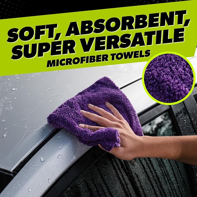 Car Wash And Interior Detailing Kit With Storage Bag Car Wash Soap, Wheel Cleaner, Interior Spray, Microfiber Towels And Wash Mitt