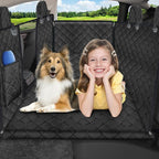 Upgraded Back Seat Extender for Tesla Model Y - Large Hard Bottom Dog Car Seat Cover Holds 550lbs, Waterproof Dog Hammock Pet Bed with High-Density Foam Non-Slip Backseat Protector