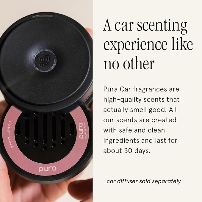 Car Scent Refill - Fragrance for Car Diffuser - Clean & Safe Luxury Diffuser Scent - Long-Lasting Fragrance for 30 Days of Aroma - Cranberry Fizz