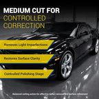 Maintain Cut Medium Cut Polish 16 oz - Light-Abrasive Compound for Minor Scratches and Swirl Marks - Paint Correction Polish for Delicate Car Finishes - for Wool Pad, Foam Pad or Hand Use