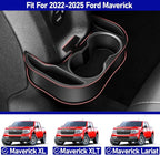Rear Cup Holder for Ford Maverick 2025 2024 2023 2022,Upgraded Rear Dual Drink Holder Storage Organizer for Maverick Interior Accessories,Removable Back Seat Insert Expander Water Bottle Holder