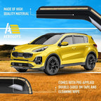 Extra Durable Window Deflectors in-Channel Window Visors Rain Guards Fit for Kia Sportage 2017-2022, Sun Visors, Wind Vent for Shades, Exterior Car Accessories - 4pcs. AG0090