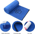 Dog Towel Super Absorbent Pet Bath Towel Microfiber Dog Drying Towel for Small, Medium, Large Dogs and Cats 30inch x 50inch Dark-Blue