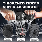 2-Pack Car Drying Towel (28" x 36"),1500 GSM Double Sided Microfiber Towels | Super Absorbent ；Streak-Free, No Water Spots；Easy to clean and maintain；Suitable for Car, truck, SUV，bathroom，etc